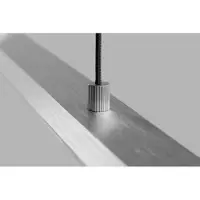 LIGHT-POINT Slim S1800 Pendelleuchte 2700/3000K Titanium - , Metallisch, für Esszimmer, Aluminium