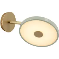 UMAGE Asteria Short LED-Wandlampe, oliv/messing, Stecker - , Asteria Short, dimmbar, Gold / Messing, für Wohnzimmer, Metall, Design