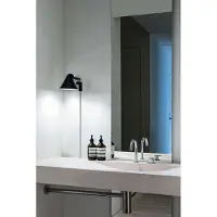 Louis Poulsen NJP Box HW Short LED-Wandleuchte 2700K, grau - , Grau, für Wohnzimmer, Aluminium