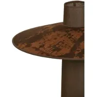 Forestier Thésée Tischleuchte, terracota, Höhe 50 cm - , Thésée, Braun / Rost, für Wohnzimmer, Stoff / Textil, Boho