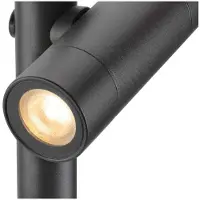 SLV 1007869 HELIA SLIM Pole, double, LED Outdoor Stehleuchte, schwarz IP65 3000 K