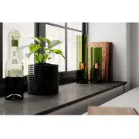 By Rydens Flake Tischleuchte, grün, Glas, Höhe 40 cm, E27 - , Flake, Grün, für Wohnzimmer, Glas