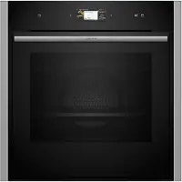 NEFF B64FS31N0, Medium, 71 l, Katalytisch + Hydrolytisch, 71 l, Schwarz, Edelstahl, Berührung