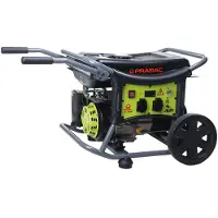 Pramac mobiler Stromerzeuger WX 3200, Benzinbetrieb, Tankinhalt 26 l, 2,5 kW, 230 V, 65 dB, Handstart, 2 Steckdosen