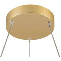 SLV One Flat Pendelleuchte Einzeln 2700/3000K Brass - , Gold / Messing, für Wohnzimmer, Aluminium