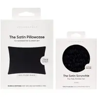 Vegan Boost Satin Sleepy Set - Black