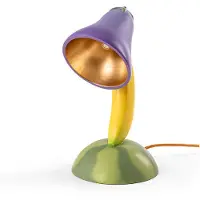Seletti Vitamin-Auberginen-Tischlampe – 15370