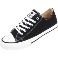 Victoria für Damen. 106550 Schwarze Schuhe im Basketball-Stil (40), Stoff, Wohnung, Schnürsenkel, Lässig