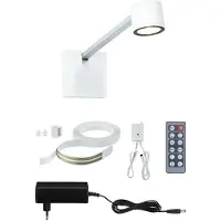 Paulmann LED Bilderleuchte "Adelia", grau (aluminiumfarben), 1, H: 8,5cm, 1 Stk., Leuchten, dimmbar, LED Bilderleuchte