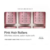 Vegan Boost Hair Rollers Pink