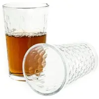 Almina 6er Set Teegläser Trinkglas Saftglas Wassergläser-Set aus Glas transparent
