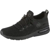 Bugatti Slip-On Sneaker , Herren, Gr. 40, Textil, schwarz, Schuhe Slip-On Sneaker, Schlupfschuh, Freizeitsneaker, Halbschuh mit Gummizug, Topseller