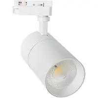 LEDKIA 1-Phasenstromschiene LED-Strahler 30W Dimmbar CCT Wählbar Mallet Weiß