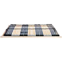 vidaXL Bett-Lattenrost Braun 140 x 190 cm Massivholz Buche