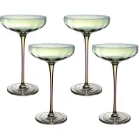 Intirilife Martini Cocktail Gläser mit Regenbogen Schimmer