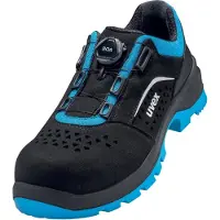 Uvex 2 xenova, Unisex, Erwachsener, Sicherheitsschuhe, Schwarz, Blau, 21.7 cm, S1