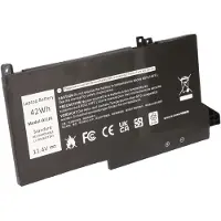 AccuCell Akku passend für Dell Latitude 12 7000, Li-Polymer, 11,4V, 3650mAh, 42Wh, schwarz