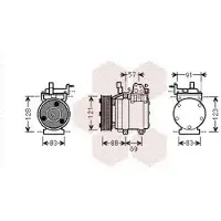 VAN WEZEL Kompressor, Klimaanlage 8200K258