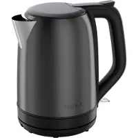 Tefal Subito KO5S08E0, 1,7 l, 2400 W, Schwarz, Edelstahl, Edelstahl, Regelbare Temperatur, Wasserstandsanzeige