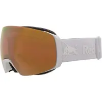 Red Bull Spect Eyewear - Skibrille mit Ersatzscheibe - Jon White - Red With Purple Mirror - Weiß