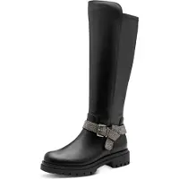 Marco Tozzi Damen Stiefel mit Strassverzierungen 2-85600-45, Größe:38 EU, Farbe:Mehrfarbig
