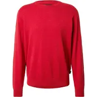 Bugatti Rundhalspullover "Regular Fit" Basic Essential aus reiner Baumwolle