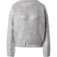 Rich & royal Strickpullover in Metallic-Optic, kastiger Schnitt, Grobstrick