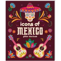 Interstat Icons of Mexico Glitzer-Malbuch