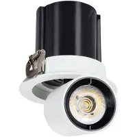 LEDKIA LED Strahler Ausrichtbar Sanaqi 12W Runder Ausschnitt Ø 75 mm 6000K Kaltweiß