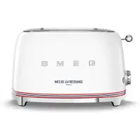 Smeg Toaster TSF01IDFEU, 2 Scheiben, weiß, Ines de la Fressange