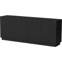 Cama LIVERTI 5903815010460, Schwarz, Partikelbord, Einfarbig, Modern, Rechteckig, Partikelbord