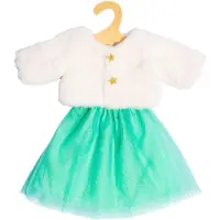 Heless Puppen-Plüschjacke "Yuki" mit Tüllrock, Gr. 28-35 cm