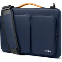 Tomtoc Defender-A42 Laptop-Aktentasche 13,5 Zoll – Marineblau