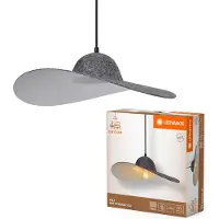 Ledvance Decor Filzhut-Pendelleuchte 1XE27 Dunkelgrau