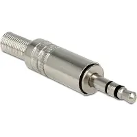 DeLOCK Stereo Klinkenstecker 3,5 mm mit Knickschut