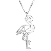 JVD Playful silver flamingo pendant SVLP0555XH20000