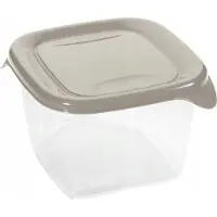 Curver Frischhaltedose Fresh&go, rechteckig, gelb/transparent, 1,2 Liter,
