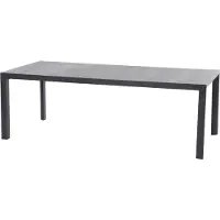 Siena Garden Dining Tisch Silva 220x100 cm anthrazit/wood grey M29424