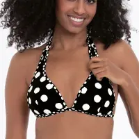 Rosa Faia Beach Gemoldefer Bikini BH Mina | Grösse: XS | Farbe: Schwarz