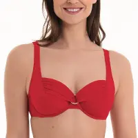 Rosa Faia Beach Unwattierter Bikini BH Hermine | Grösse: 42E | Farbe: Rot