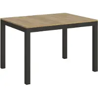 Itamoby Ausziehbarer Tisch 90x120/224 cm Everyday Evolution Eiche Natur Anthrazit Gestell