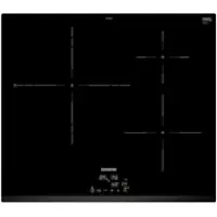 Siemens iQ300 EH631BDB6E, Schwarz, Integriert, 59 cm, Zonen-Induktionskochfeld, Keramik, 3 Zone(n)
