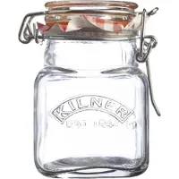 Kilner Gewürzgläser 0025.460, aus Glas, mit Glasdeckel, 5,2 x 5,2 x 8,1 cm, 70 ml, 12 Stück