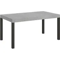 Itamoby Ausziehbarer Tisch 90x160/420 cm Everyday Cement Anthrazit Gestell