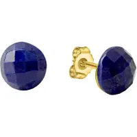 Celesta Paar Ohrstecker , gelb (gelb, blau), Ohrringe, Damen, one-size, Silber 925 (Sterlingsilber), Paar Ohrstecker