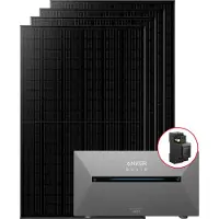 Anker SOLIX Balkonkraftwerk 1.820 W mit Solarbank 2 E1600 Pro All In One Komplettset Mit Smart Meter