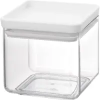 Brabantia Vorratsdose, Silikon Kunststoff, Light Grau, 0.7L
