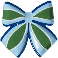 &Klevering - Ribbon Dekoschale, blue/green