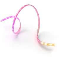 Philips Flux Lightstrip 6 m, Intelligenter Leuchtstreifen, Bluetooth/Zigbee, Weiß, Silikon, Multi, 6500 K