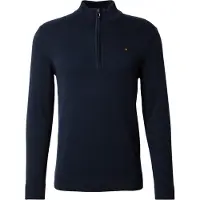 No-excess Pullover Half Zipper Solid Knit Night Größe: L | Turtlenecks Outlet | Herren | Schwarz